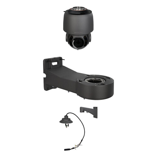 Bolin Technology SD530NX Outdoor NDI|HX3 PTZ Camera, Adapter, and Wall Mount Bracket Kit
